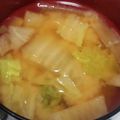 ヨシヨッシー's cooksnap of when they made 白菜と大根の味噌汁.