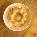 みるく茶's cooksnap of when they made 一足早いクリスマス♪黒糖のお星様パン.