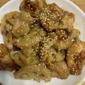 ポメちょん's cooksnap of when they made 鶏肉とれんこんのにんにくマヨ照り焼き.