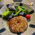 おぐにゃんこ's cooksnap of when they made れんこん皮ごとハンバーグ.