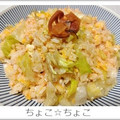 ちょこ☆ちょこ's cooksnap of when they made 簡単即席！鮭とレタスのシャキシャキ炒飯☆.