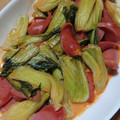 ナーちゃん's cooksnap of when they made 簡単＊青梗菜とウィンナーのケチャマヨ炒め.