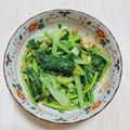 yoshiko★☆'s cooksnap of when they made かぶの葉(大根菜）の味噌ゴマ和え.