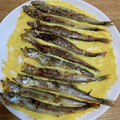 ポメちょん's cooksnap of when they made 魚屋さんに教えてもらったししゃも卵焼き.
