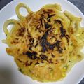 ☆ぽむぽむ☆'s cooksnap of when they made うどんで♡なんちゃって洋風チーズチヂミ.