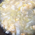 67luna's cooksnap of when they made 白菜と卵のお味噌汁♪ほっとする甘さ.
