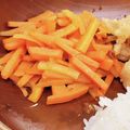 ゆ→ちむ❦180SX's cooksnap of when they made 【幼児食】人参おかか炒め.