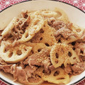 あーこ姐's cooksnap of when they made 蓮根と豚肉の甘辛煮(^^)♪.