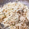 のんのん2525's cooksnap of when they made 【5分レシピ】焼肉のたれマヨ大根サラダ.