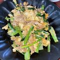 ふふふふふぅ～'s cooksnap of when they made ご飯が進む！簡単☆小松菜と豚肉の卵炒め.