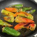None531's cooksnap of when they made インドのピーマンのスパイシーポテト詰め.