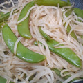 もふうさ's cooksnap of when they made 簡単！スナップエンドウもやしの白だし煮.