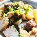 kinniko's cooksnap of when they made 圧力鍋で簡単☆大根と牛ブロック肉の煮物★.