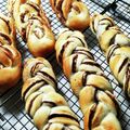 ★フラミンゴ★'s cooksnap of when they made あんこの三つ編みパン（生地作りはHBで）.