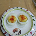 ラリー＆サラ's cooksnap of when they made お弁当に♪ゆで卵の七味マヨ焼き.