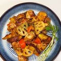 パインクリームソーダ's cooksnap of when they made 鶏肉と薩摩芋と蓮根のハニーマスタード炒め.