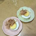 ラリー＆サラ's cooksnap of when they made 簡単☆ゆで卵だけで１品☆.
