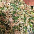 akomemo's cooksnap of when they made かぶの葉とちりめんのふりかけ.