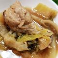 MIZU14's cooksnap of when they made 手羽元♪とろとろキャベツの味噌煮込み.