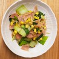 量子♬'s cooksnap of when they made チンゲン菜と豆もやしの炒め.