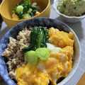 フジぽん's cooksnap of when they made とろみあんかけ卵の鶏そぼろ丼.