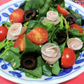カリーナ's cooksnap of when they made ちぢみほうれん草の生ハムサラダ.