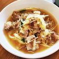 麻's cooksnap of when they made お鍋一つで♪肉うどん.