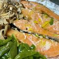 島子☆'s cooksnap of when they made 簡単！秋鮭のホイル焼き.