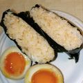 ほか弁ママ's cooksnap of when they made おにぎらずやおにぎりに☆鮭マヨ白ゴマ♡.
