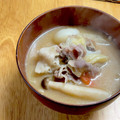 ルぴあ's cooksnap of when they made 干し椎茸の旨味を活かした絶品豚汁.