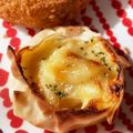 Mieまま's cooksnap of when they made おもてなしに♪餃子の皮で カップグラタン.