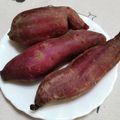 nyangomama's cooksnap of when they made 炊飯器でできる焼き芋.