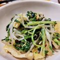 koara☺'s cooksnap of when they made 水菜ともやしと薄揚げの塩昆布和え.