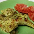 小山のレオポン's cooksnap of when they made 鶏むね肉のバジルマヨ焼き.