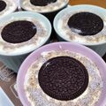 たはぴのかか's cooksnap of when they made 材料3つ！甘さ控えめオレオチーズケーキ.