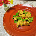 Laufen's cooksnap of when they made 鶏むね肉とピーマンのマヨカレー炒め♪.