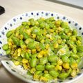 ねこねこ専業主婦's cooksnap of when they made 給食☆超簡単！コーンと枝豆のソテー.
