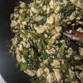 kyokoha's cooksnap of when they made 豆腐とほうれん草の卵炒め.