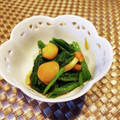 scully0822's cooksnap of when they made なめことほうれん草のとろみ和え.