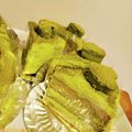 ハチ8コロ8's cooksnap of when they made ◆ホワイトチョコで抹茶チョコクリーム◆.