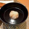 爆食小僧's cooksnap of when they made 白だしで海老しんじょ☆ひな祭りのお吸い物.