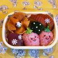 hime's cooksnap of when they made 年少　いちごちゃん　お弁当.