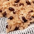 ma2kaboch's cooksnap of when they made 蒸し器で作る赤飯.