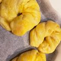 Antina＊'s cooksnap of when they made 優しい甘さのさつま芋パン♪.