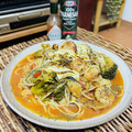 料理男子部's cooksnap of when they made トマト缶使用☆ミートボールのトマト鍋♪.