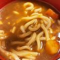 白いトラ's cooksnap of when they made 残りのカレーうどん.