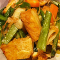 ミホ1115's cooksnap of when they made 小松菜&厚揚げのキムチ炒め.