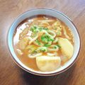 もふもふクロさん's cooksnap of when they made おでんリメイク☆簡単カレーうどん☆.