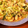 あおまんjapan's cooksnap of when they made ☆豆苗ともやしと豚肉の炒め物.