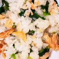 いぬぬいさん's cooksnap of when they made 小松菜と鮭の混ぜご飯.